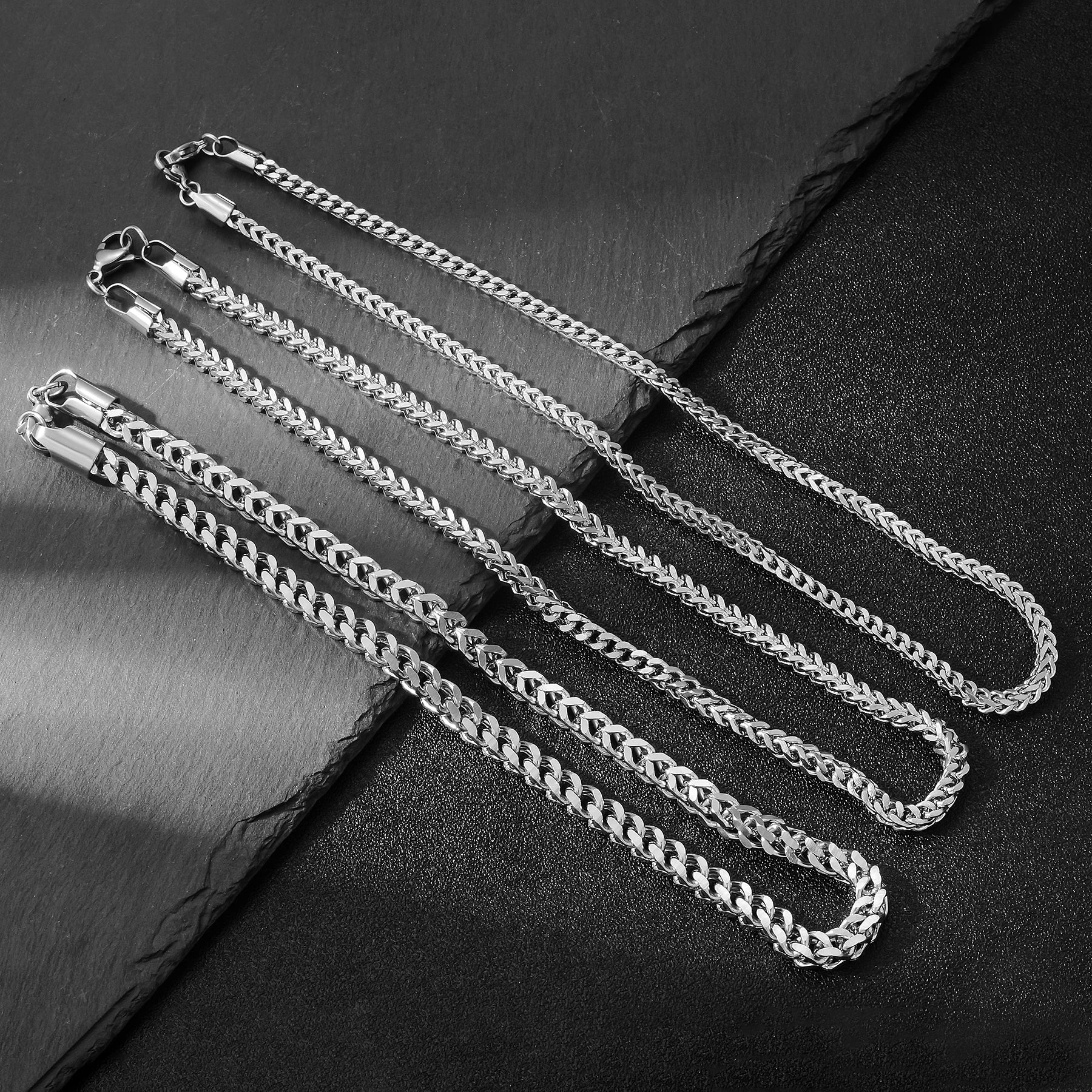 Stainless Steel Franco Fox tail Chain