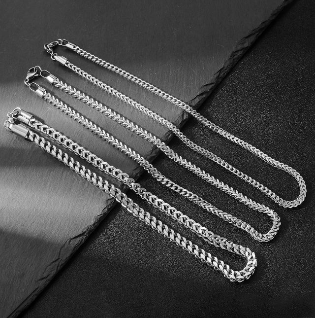 Stainless Steel Franco Fox tail Chain