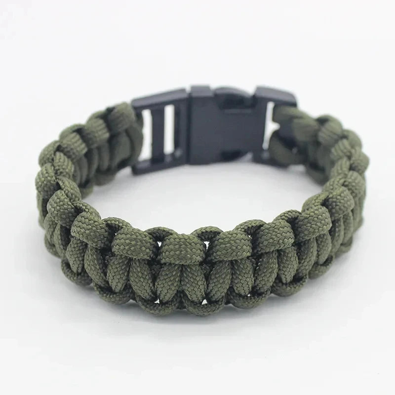 23cm Seven Core Paracord Escape Outdoor Emergency Plaited Rope EDC Camping Survival Saving Bracelet Tools Umbrella Rope Bracelet