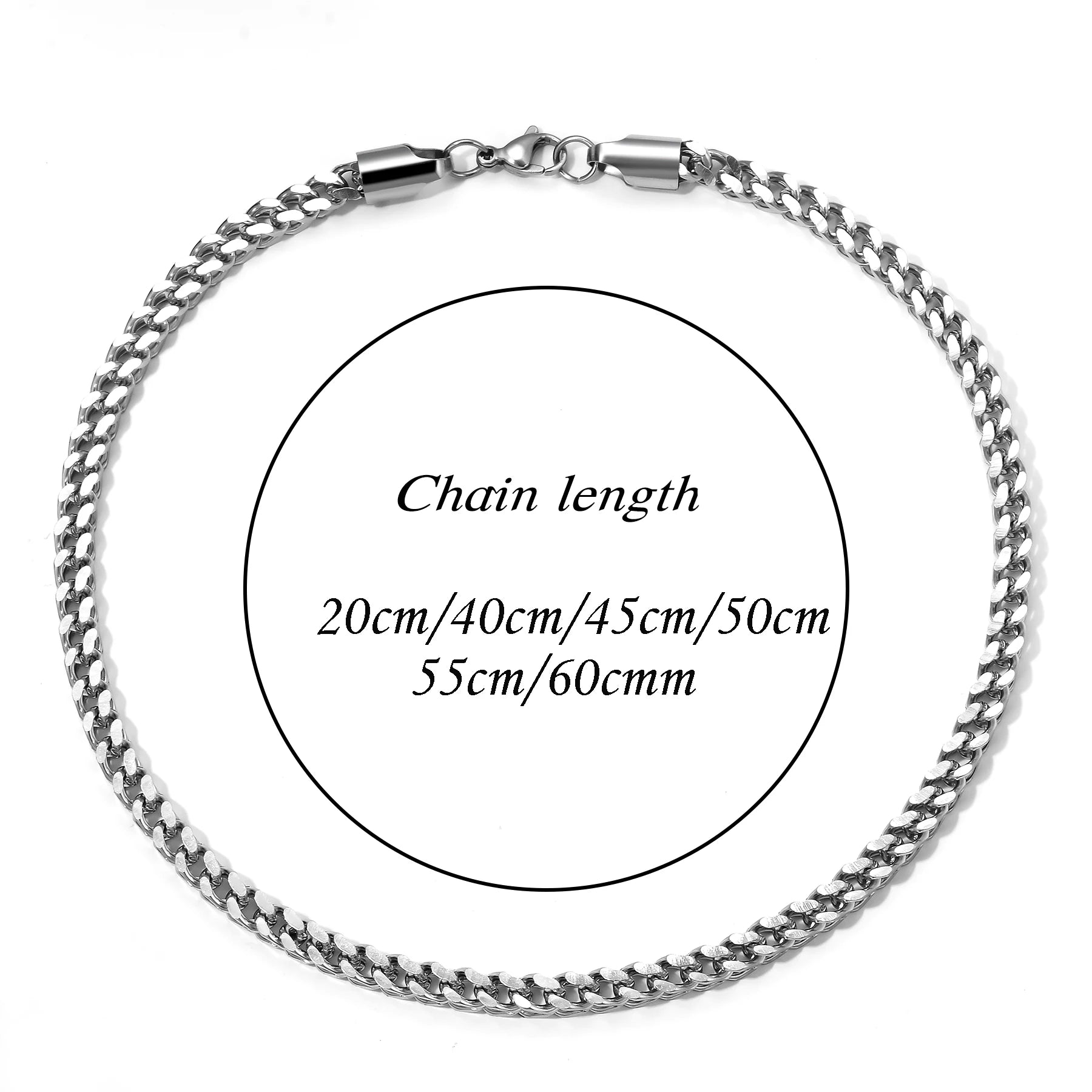 Stainless Steel Franco Fox tail Chain