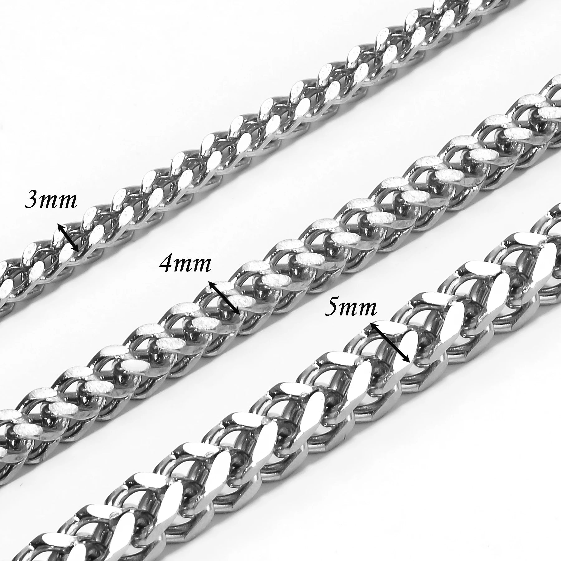 Stainless Steel Franco Fox tail Chain