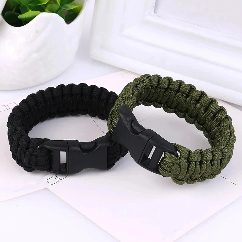 23cm Seven Core Paracord Escape Outdoor Emergency Plaited Rope EDC Camping Survival Saving Bracelet Tools Umbrella Rope Bracelet